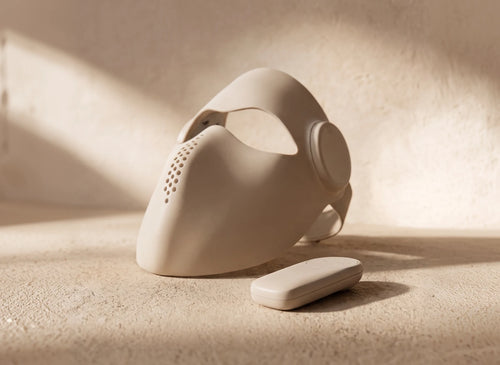 Inzoli 4D laser face mask — side profile showing ergonomic contour